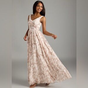 Azazie Floral Maxi Dress